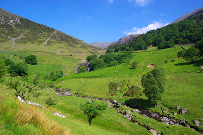 Die Landschaften des englischen Wales